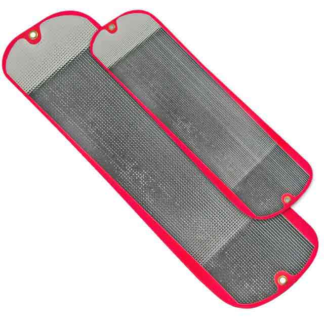 Oki Tackle Big Shooter Flasher - Red Silver Embossed