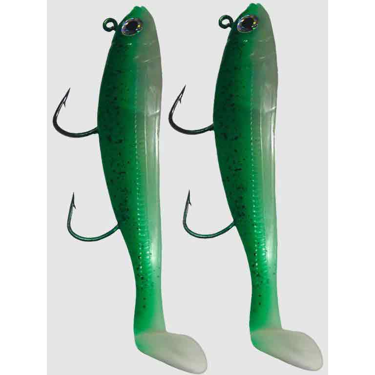 Lighthouse Lures Mega Bite Swim Tail Jig, 6oz, 2 Pack - Pickleback