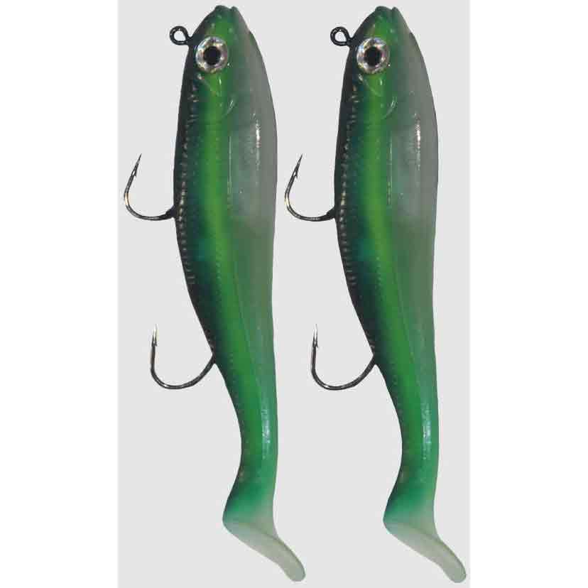 Lighthouse Lures Mega Bite Swim Tail Jig, 6oz, 2 Pack - Derby Winner
