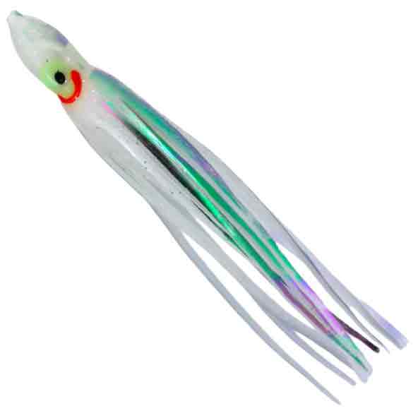 Delta Tackle 4.5" Squid, 5 Pack, Oil Slick
