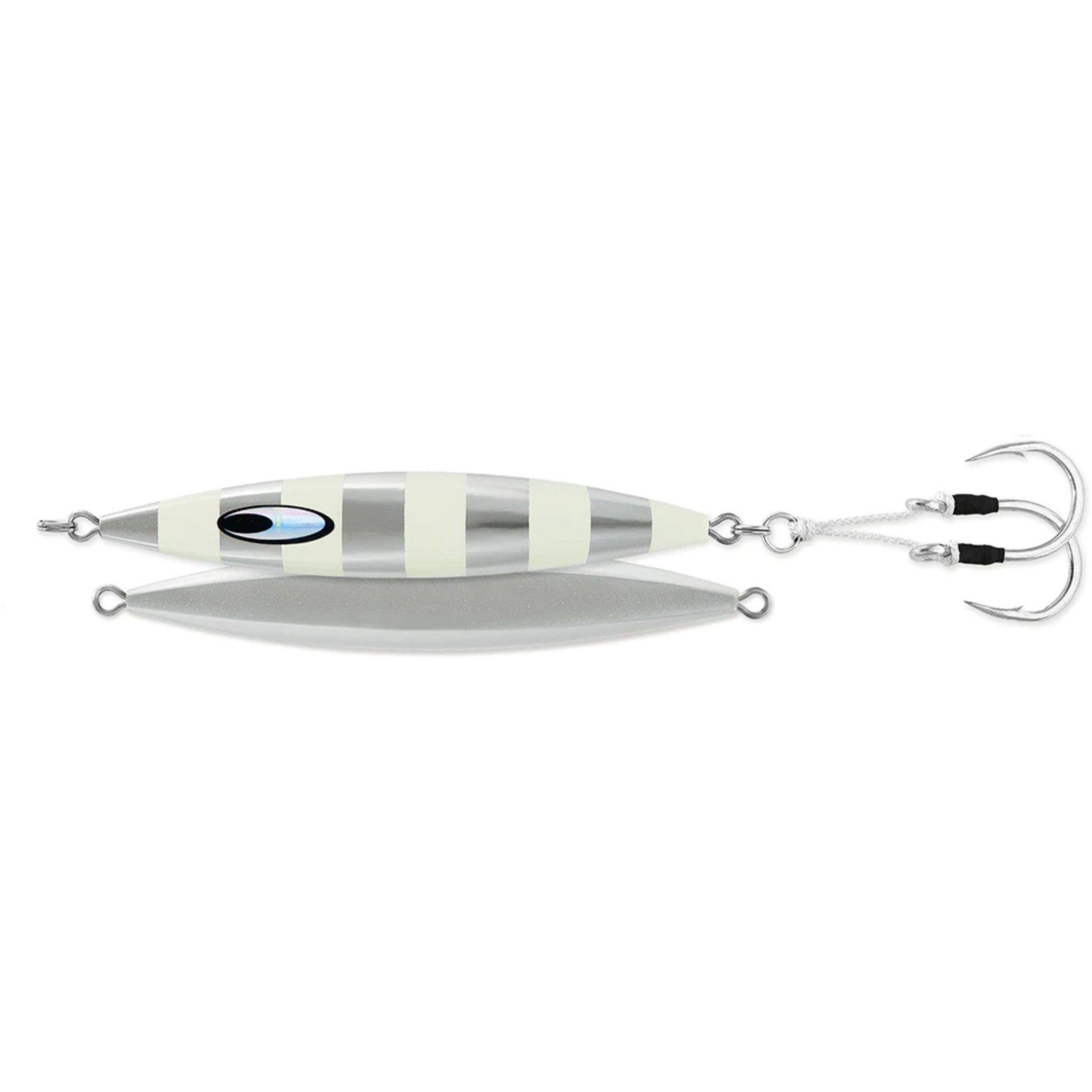 Daiwa Saltiga SK Metal Sinking Jigs 7oz, #9/0, Zebra Glow