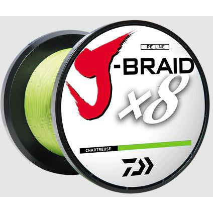 Daiwa J-Braid X8 Inter-Woven Strands and 3,000M Bulk Spool