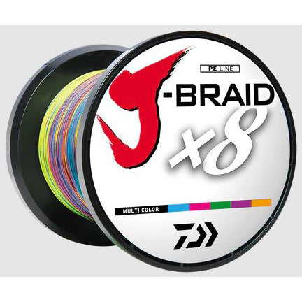 Daiwa J-Braid X8 Inter-Woven Strands and 3,000M Bulk Spool