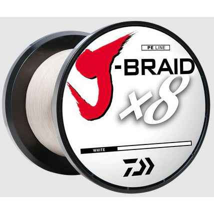 Daiwa J-Braid X8 Inter-Woven Strands and 3,000M Bulk Spool