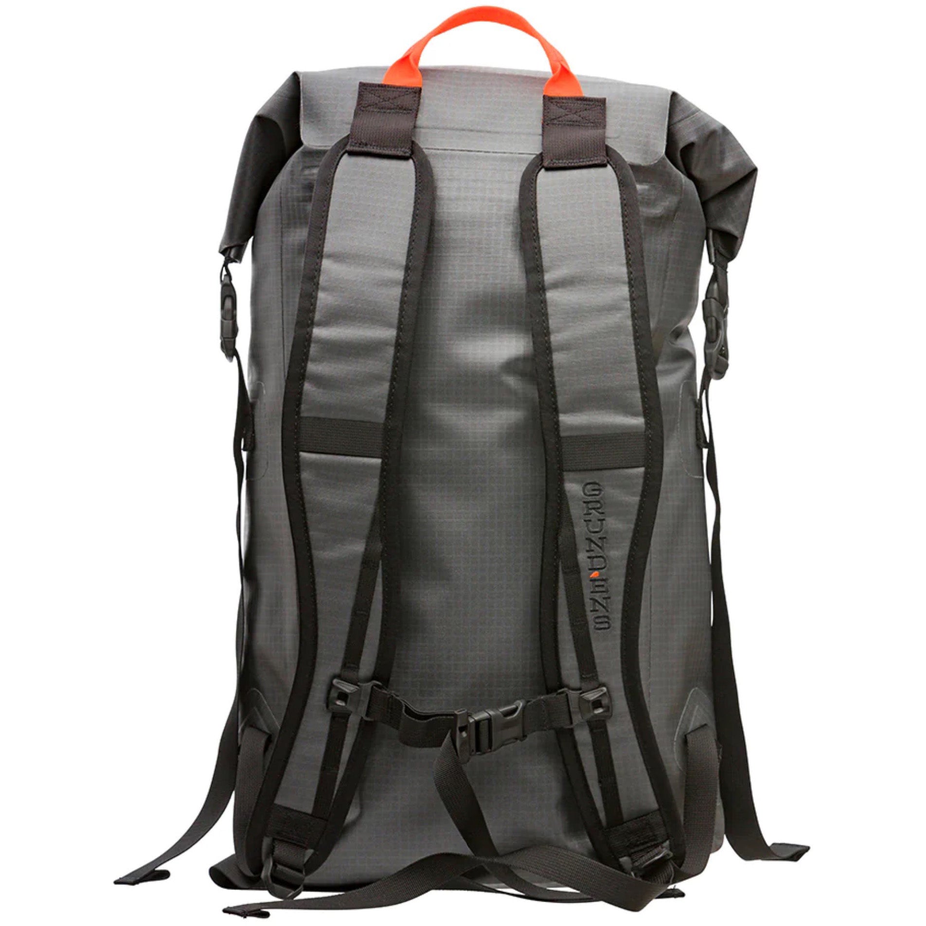 Grundens Black 30 Liter Bootlegger Roll Top Backpack