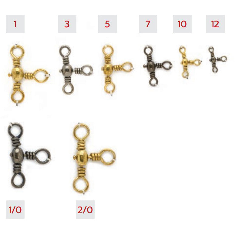 Pucci Brass Crossline Swivels
