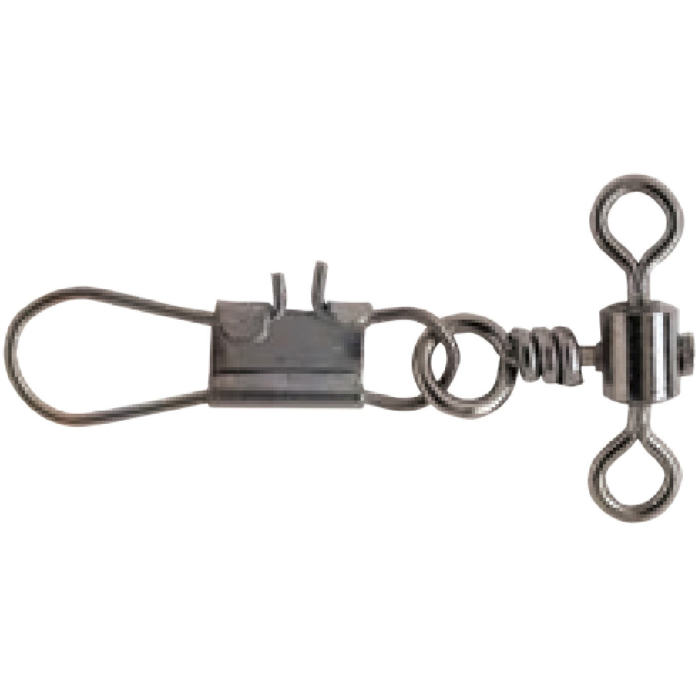 Pucci Black Rolling Drop Swivel with Interlock Snap - 25 Pack