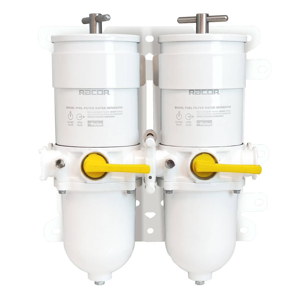 Racor Marine Fuel Filter Water Separator 1000 Turbine Series, Al Bowl, 10micron