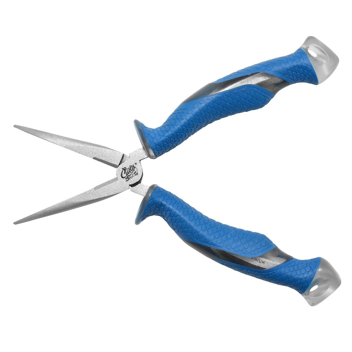 8.5" Titanium Bonded Bent Needle Nose Pliers