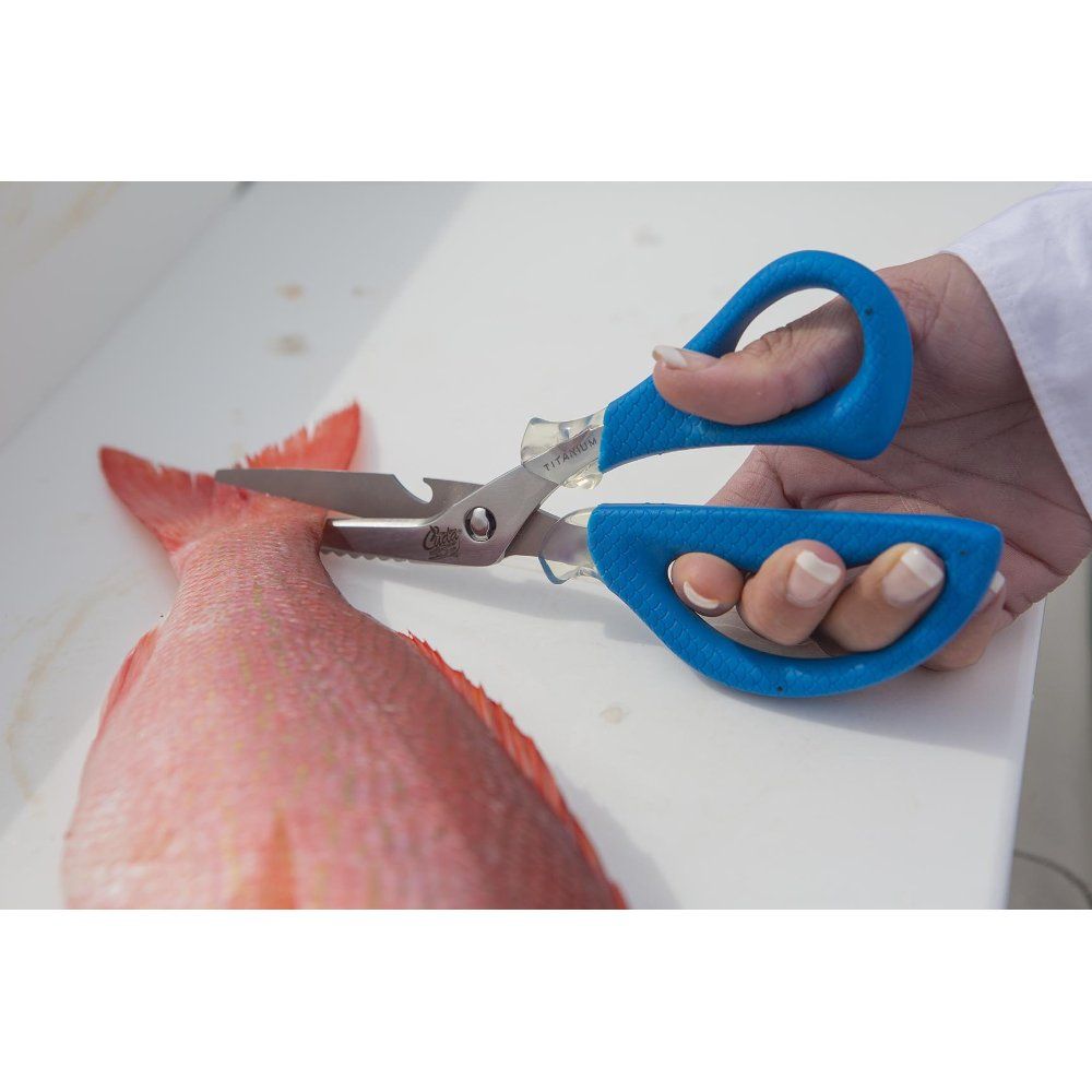 8" Titanium Bonded Detachable Marine Shears