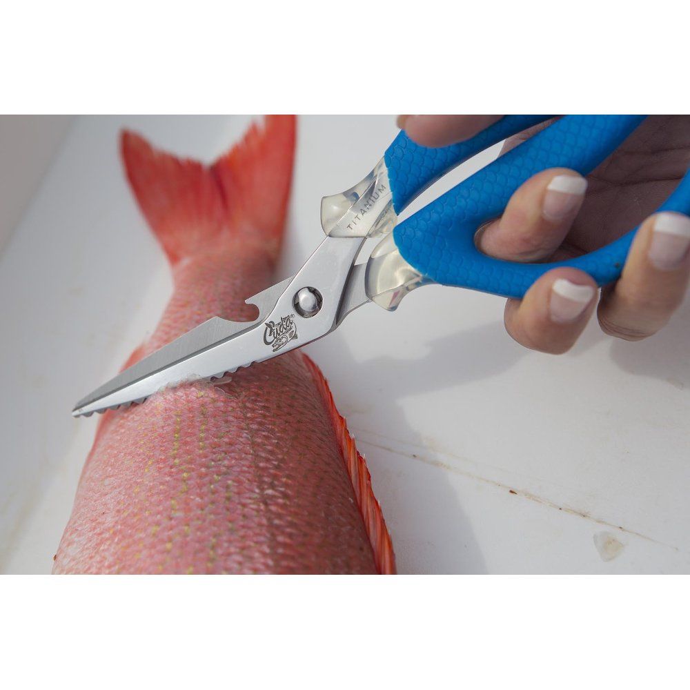 8" Titanium Bonded Detachable Marine Shears