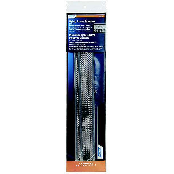 Camco 42148 Flying Insect Screen For Refrigerators with 19-3/4" Louver Openings (except Dometic), 3/pk