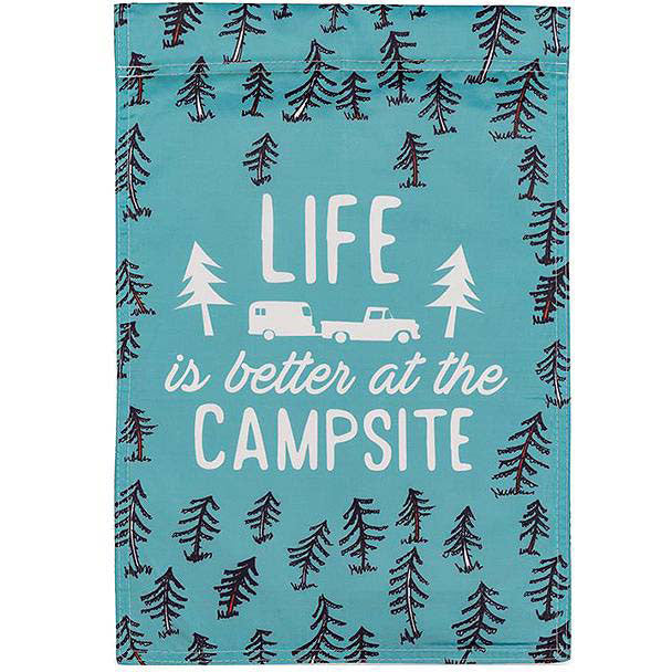 Camco 53308 Camp Themed Yard Flag, Tree Sketch