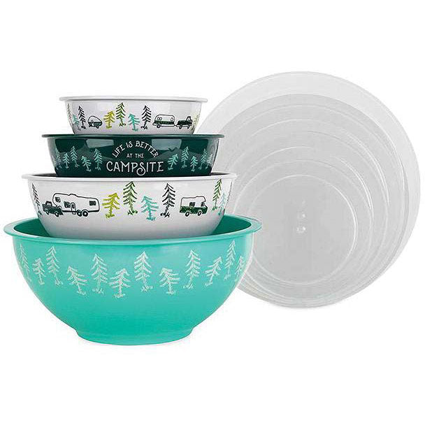 Camco 53451 Nesting Bowl Set With Lids