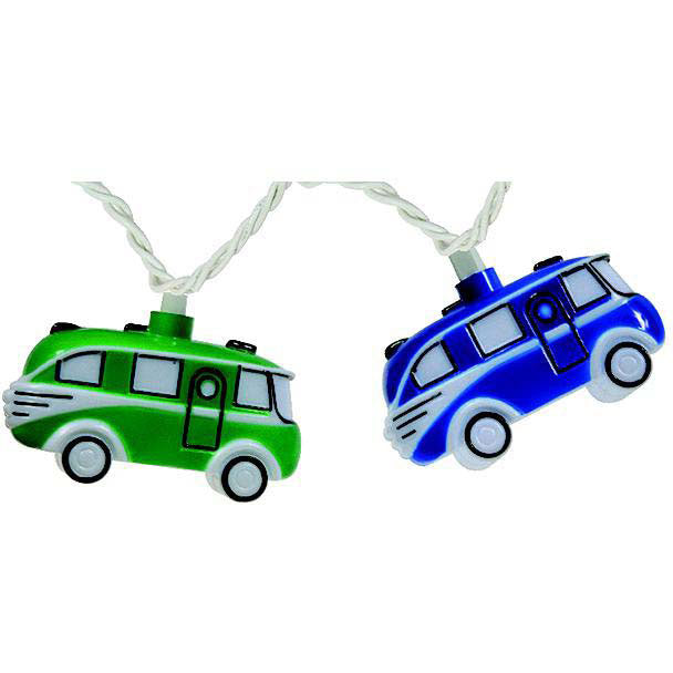 Camco 42654 Nostalgic Retro Motorhome Party Lights (Includes 10 Lights, Connector, 2 Spare Bulbs and Fuse)