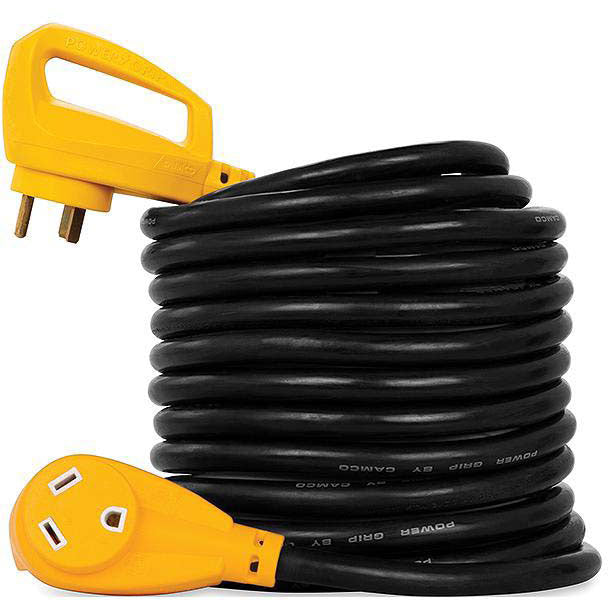 Camco 55191 Power Grip Extension Cord, 30A, 25'