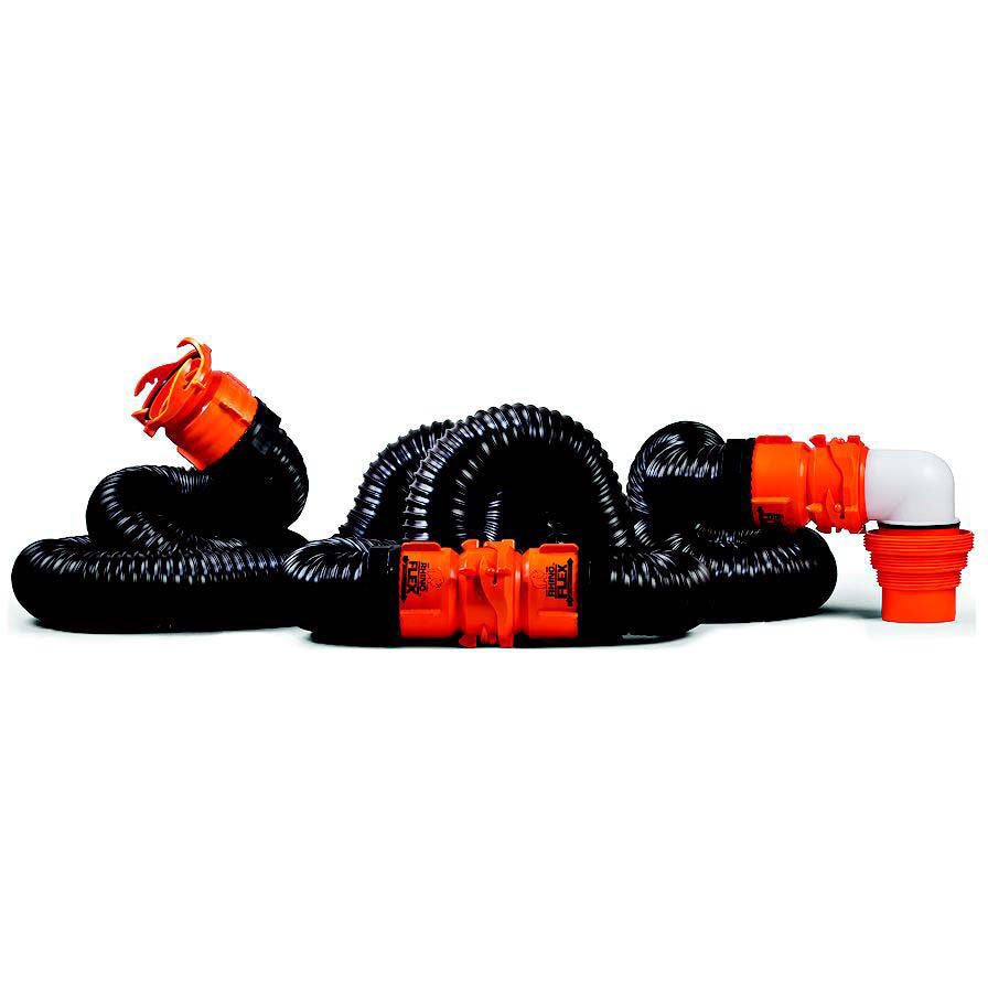 Camco 39741 RhinoFLEX 20' Camper/RV Sewer Hose Kit