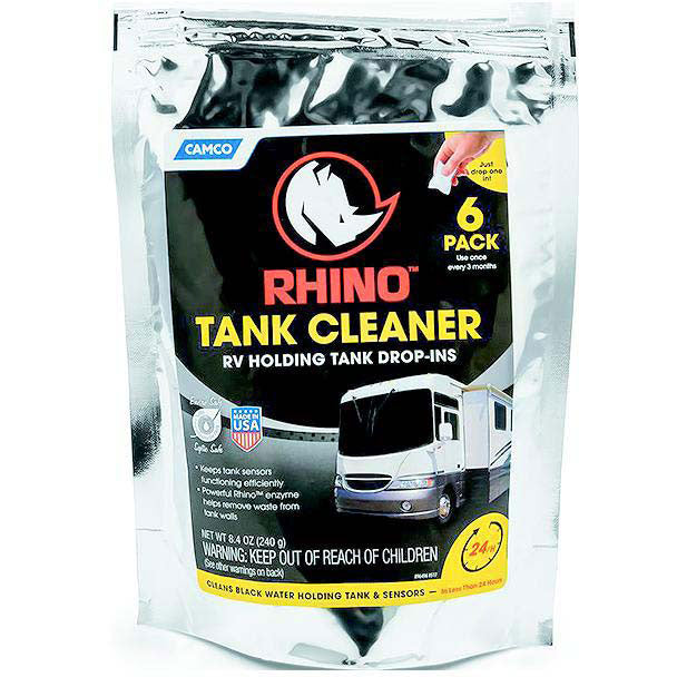 Camco Rhino Holding Tank Cleaner, Drop Ins, 6/pk