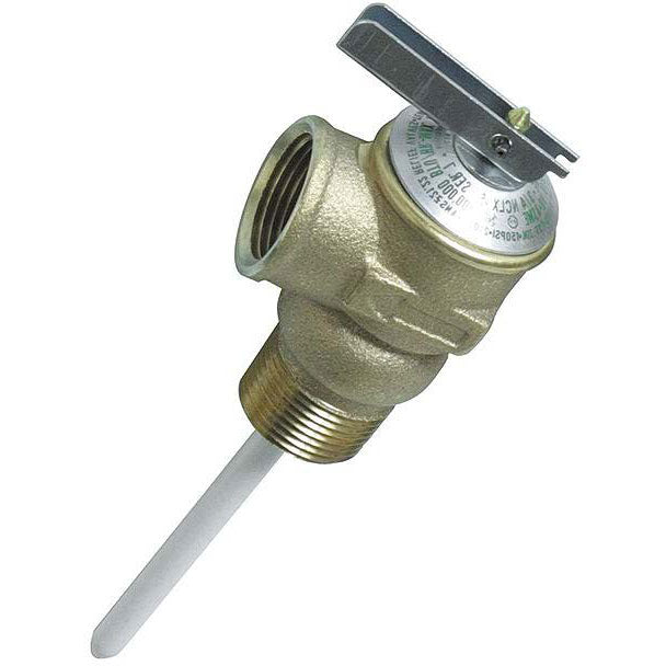 Camco Temperature and Pressure Relief 3/4" Valve With 4" Probe