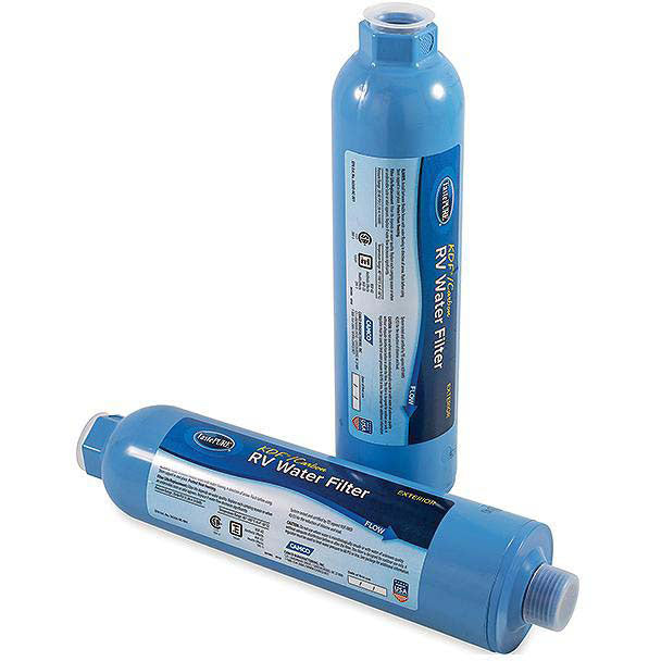 Camco Tastepure RV/Marine Inline Water Filter, 2 Pack