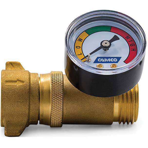Camco Water Pressure Regulator w/Gauge