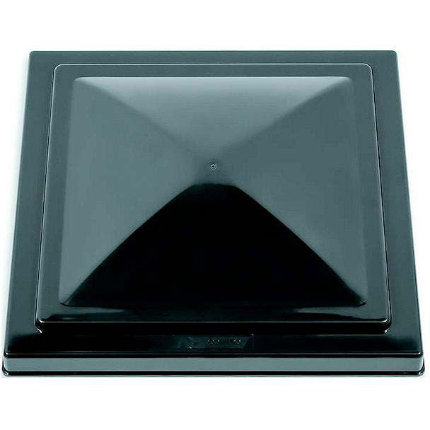 Camco Unbreakable Polycarbonate Elixer & Ventline Vent Lid 14" x 14", Black