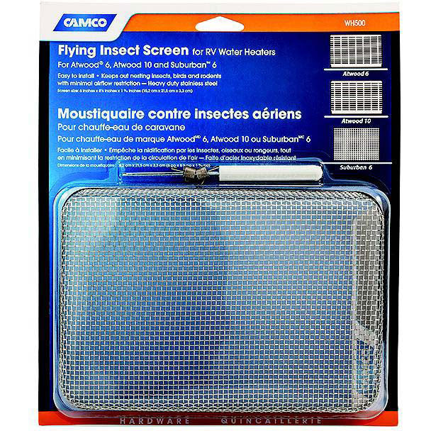 Water Heater Flying Insect Screen