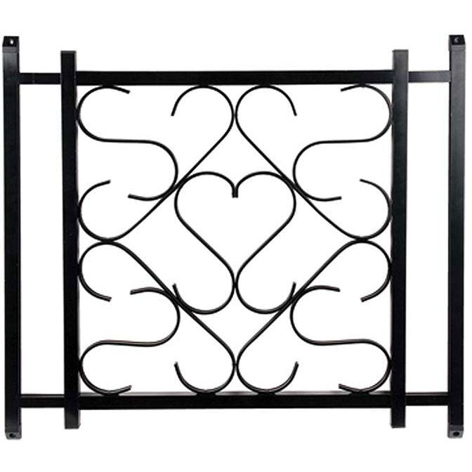 Camco Screen Door Push Bar and Deluxe Grille, Black