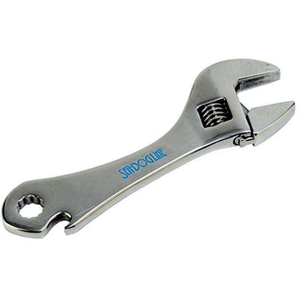 SeaDog 563255 Cast 17-4ph Grade Stainless Adjustable Wrench | Includes 1/4" Hex Head & Bottle Opener