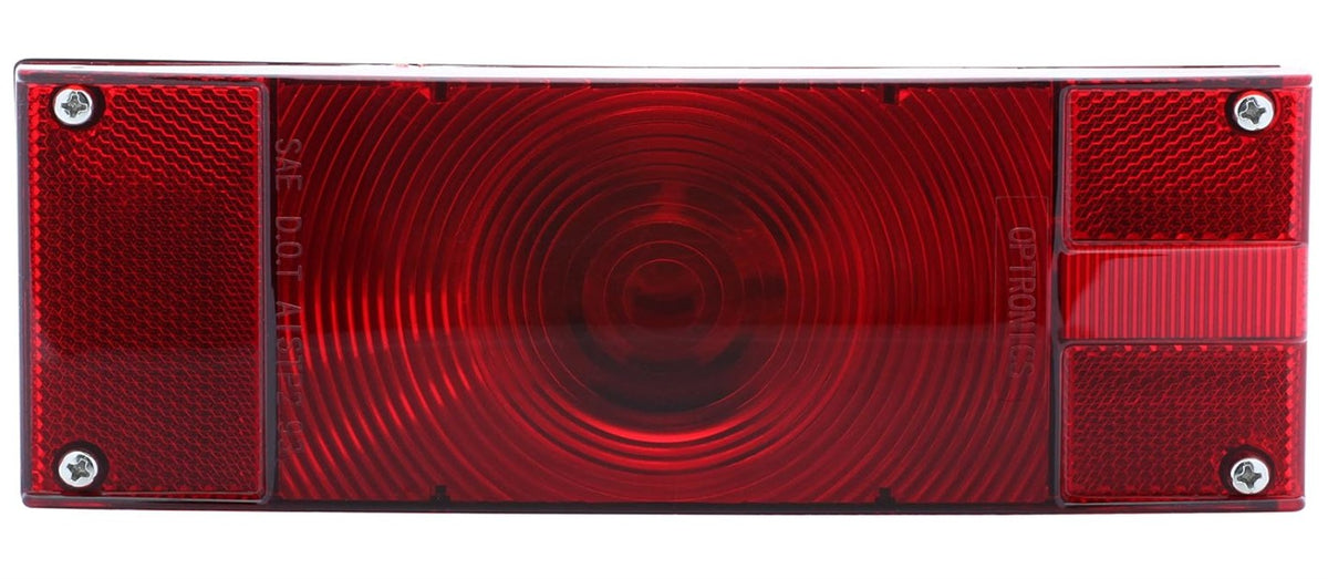 Optronics ST16RBP Waterproof Low Profile 7 Function Passenger Side Universal Marine Tail Light