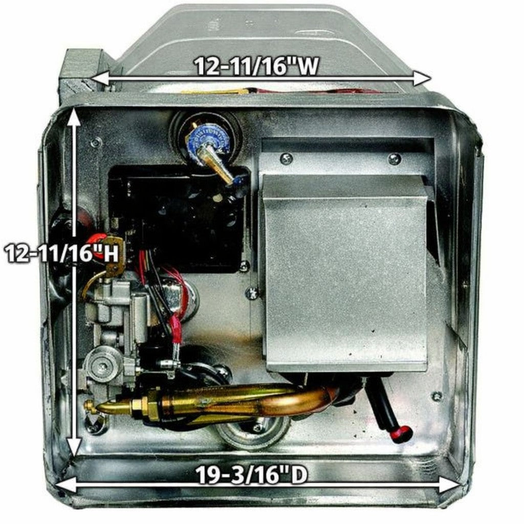 Suburban 5240A Combo Gas & Electric Water Heater- Direct Spark Ignition & 12V Control Switch, 6 Gal