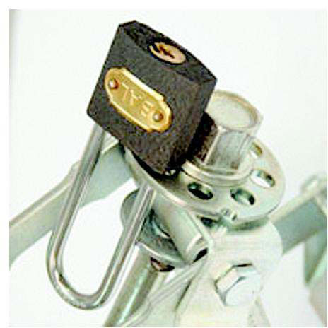 Bal Products 28015 X-Chock Padlock for RV Trailer Tire Locking Chocks & X-Tended Fit X-Chock