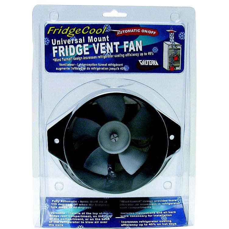 Valterra A10-2618VP RV Fridgecool Exhaust Fan with Thermo Switch & Lighted On Off Switch