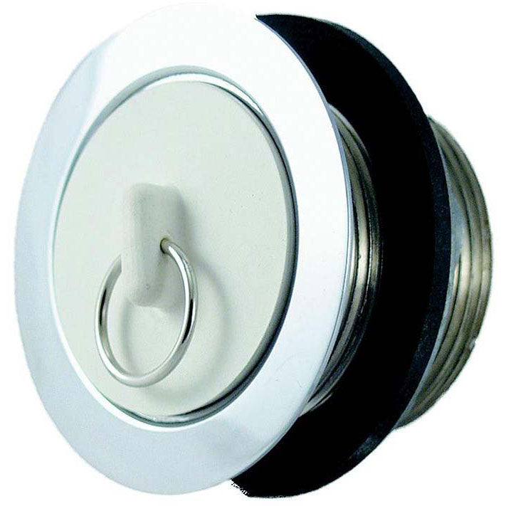JR Products 9495-205-022 Universal RV Sink Strainer & Drain Stopper with Washer & Slipnut