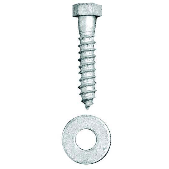 Tie Down Engineering Dock Hardware - Hot Dipped Galvanized Lag Bolt Set (8 Per Bag)