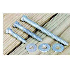 Tie Down Engineering Dock Hardware - Hot Dipped Galvanized Lag Bolt Set (8 Per Bag)