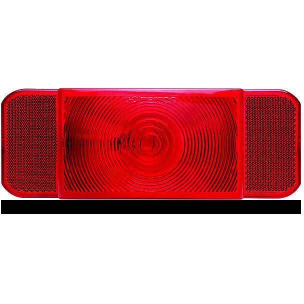 Optronics RVSTB60P Low Profile RV Combination Tail Light, Black Passenger Side