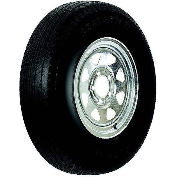 Loadstar ST Radial Tire and Wheel (Rim) Assembly ST215/75R-14 5 Hole C Ply