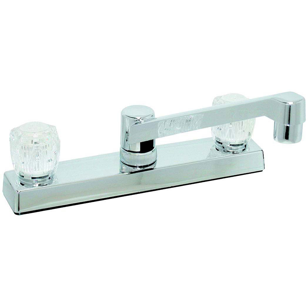Valterra Phoenix DuraPro Two Handle Chrome Finish 8" RV Kitchen Faucet