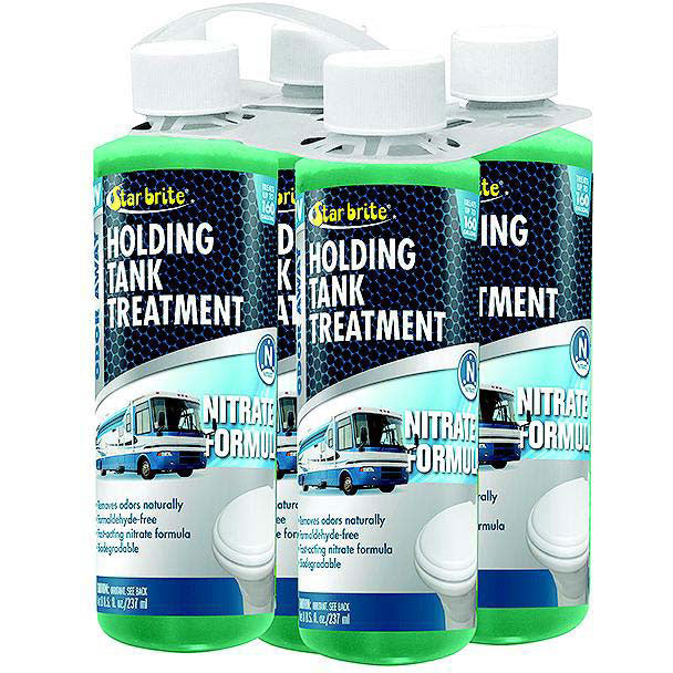 Starbrite 76308 RV Odor Away Nitrate Holding Tank Treatment, 8 oz. 4-pack