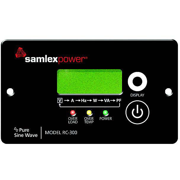 SamlexPower RC-300 Remote Control Panel for PST Series 3,000W Inverters