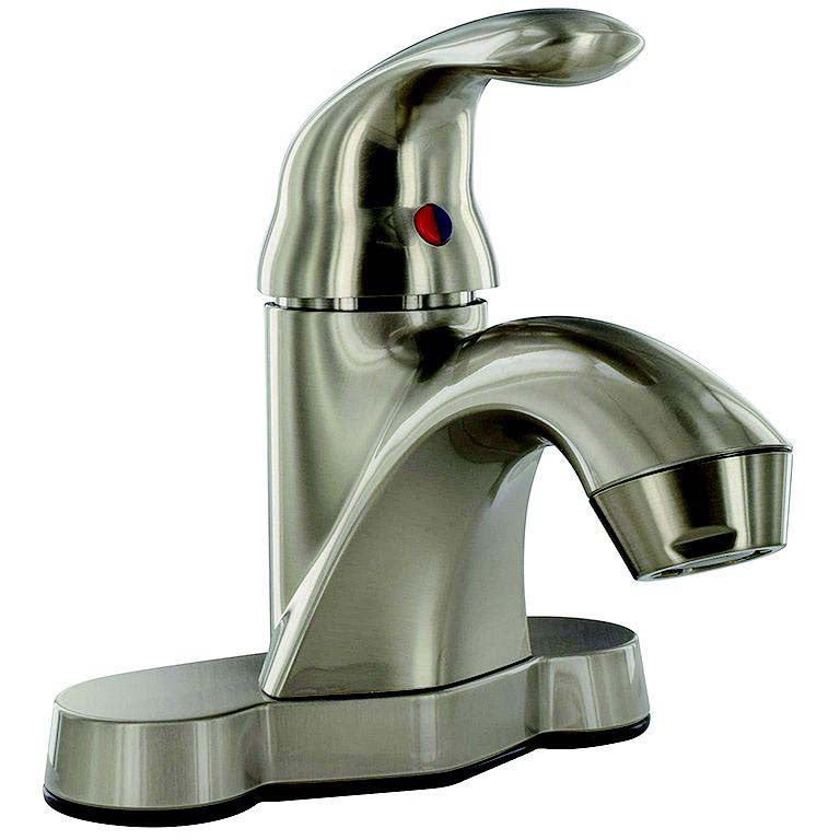 Valterra PF222404 Catalina™ Single Handle 4 Lavatory", Brushed Nickel