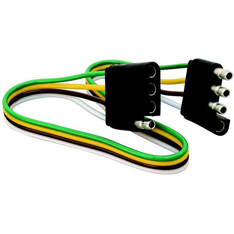 Valterra A104405VP Mighty Cord 4-Way Harness Vehicle-Trailer End, 1'
