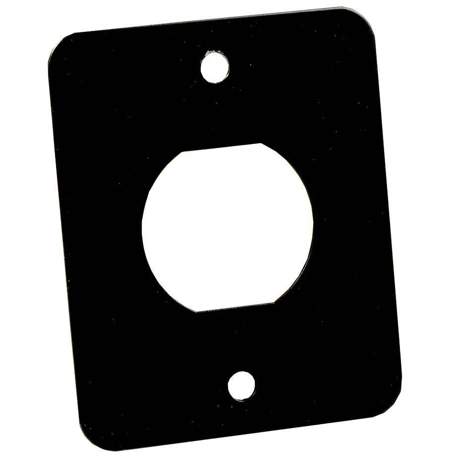 JR Products 15155 Single 12/USB Mounting Plate for RV Charging Ports