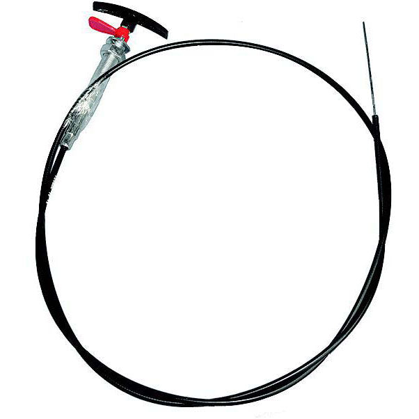Valterra TC96CNPB Replacement Waste Valve Polymer Cable & Handle, 96"