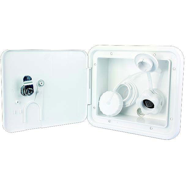 865-94254 City/Gravity Water Center w/Plastic Check Valve, Polar White