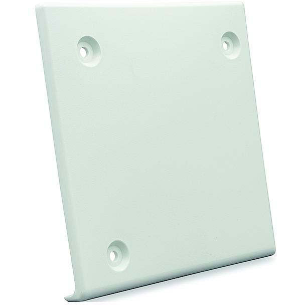 865-94291 Square Corner Slide-Out Extrusion Cover4.75" , Polar White