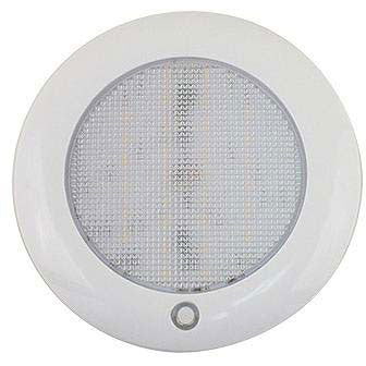 Scandvik 41462P LED Dual-Color Low Profile Dome Light, 5" White/Red
