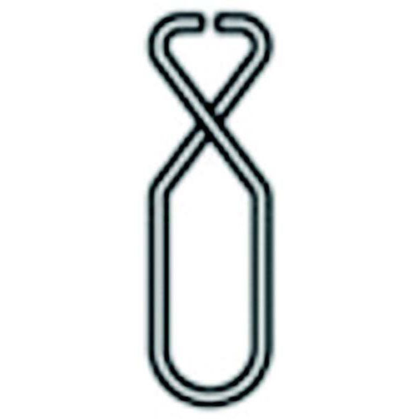 Sea-Dog 3281951 Stainless Flag Pole Hole Mount Pennant Clips, 4/Set