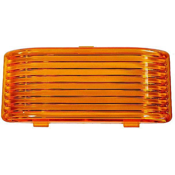 Valterra DG71261VP Porchlight Replacement Lens, Rectangular, Amber